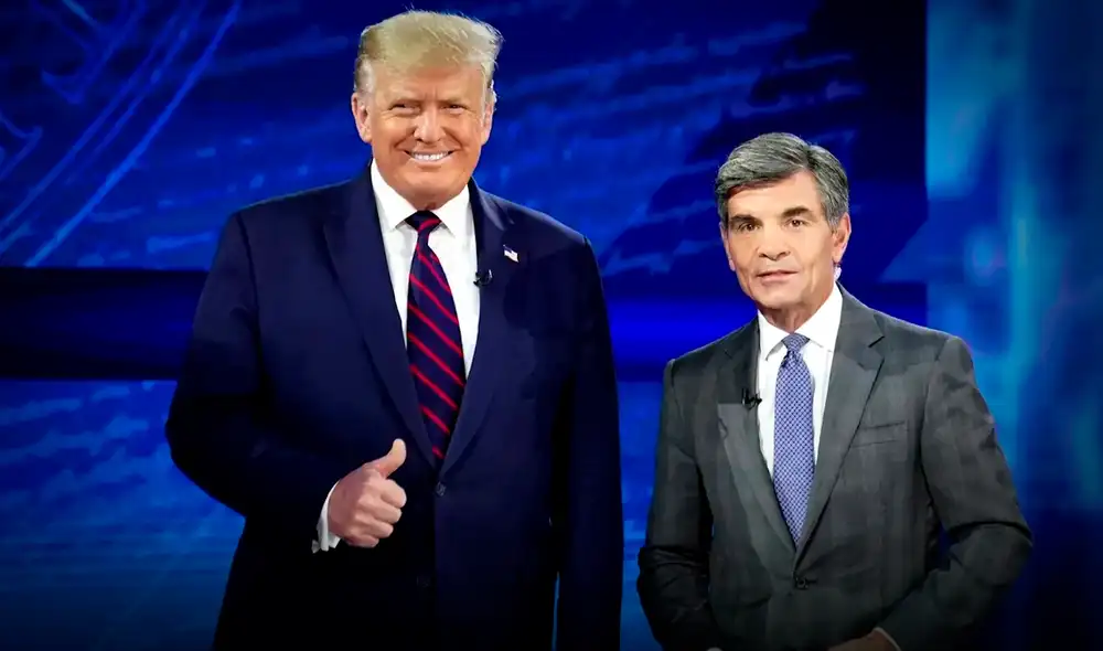 Trump recibirá 15 millones de dólares por parte de la cadena ABC por difamación. Foto: USA Today