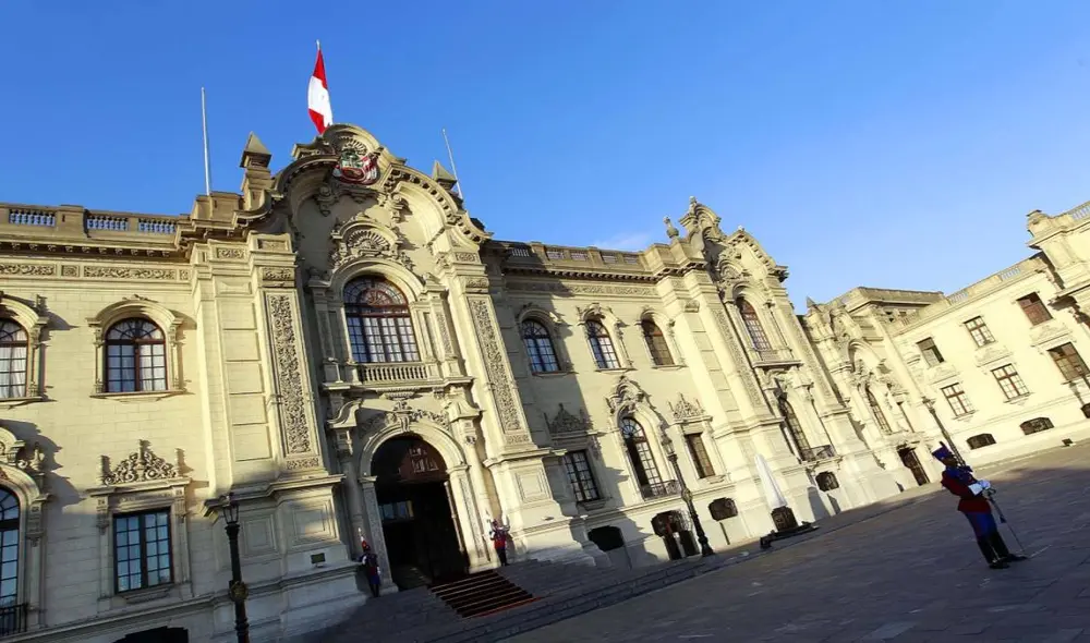 Exteriores de Palacio de Gobierno ubicado en la ciudad de Lima. Foto: Andina. Exteriores de Palacio de Gobierno ubicado en la ciudad de Lima. Foto: Andina.