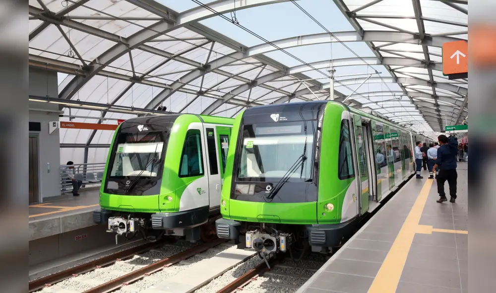 Línea 1 del Metro de Lima. Foto: Andina.