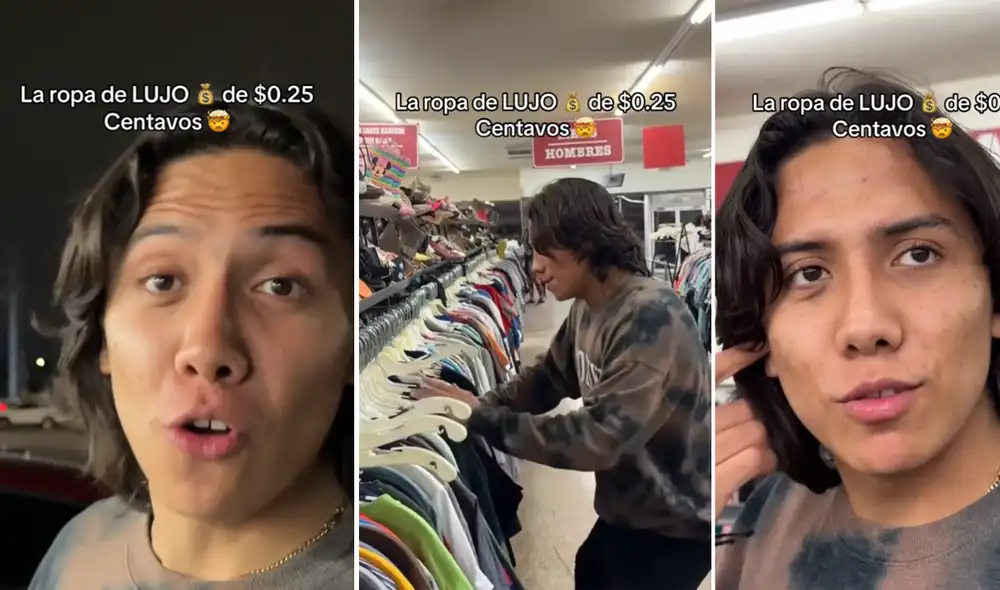En esta tienda podrás gastar poco dinero comprándote ropa en Estados Unidos. Foto: composición LR/captura de pantalla de TikTok