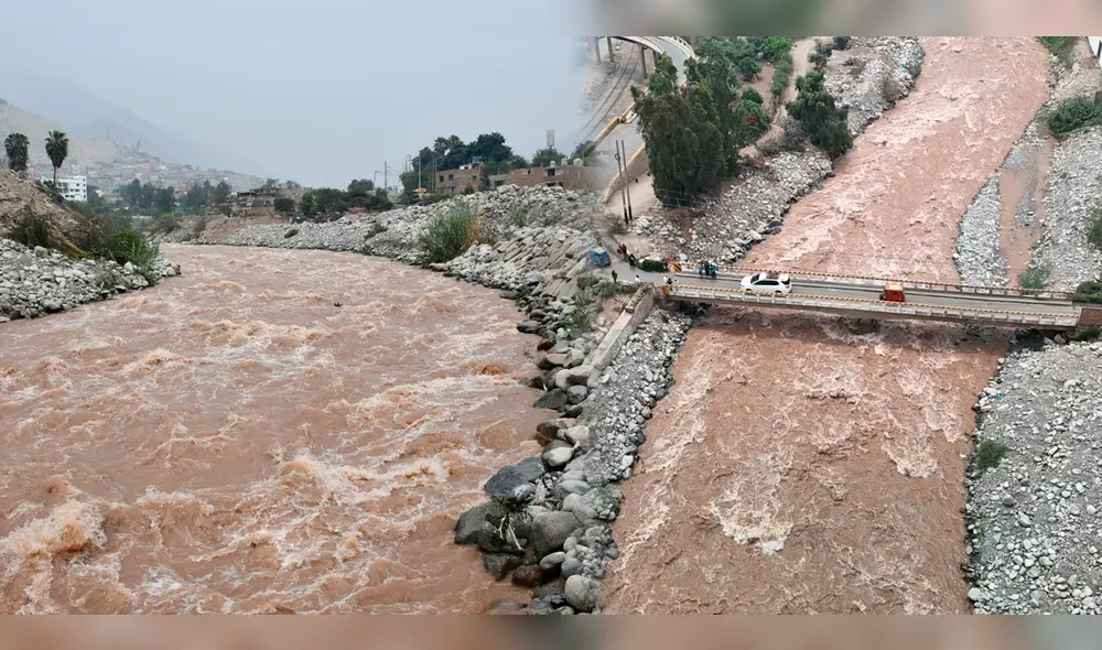 Ante las fuertes lluvias en la zona que han aumentado el caudal del río Rímac, el alcalde de Chosica ha solicitado esta medida al Gobierno/Composición LR/Foto: Marcia Chahua Ante las fuertes lluvias en la zona que han aumentado el caudal del río Rímac, el alcalde de Chosica ha solicitado esta medida al Gobierno/Composición LR/Foto: Marcia Chahua