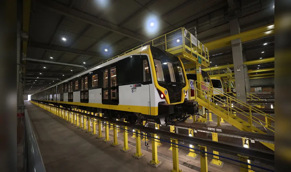 Linea 2 del metro de Lima. Foto: Andina.