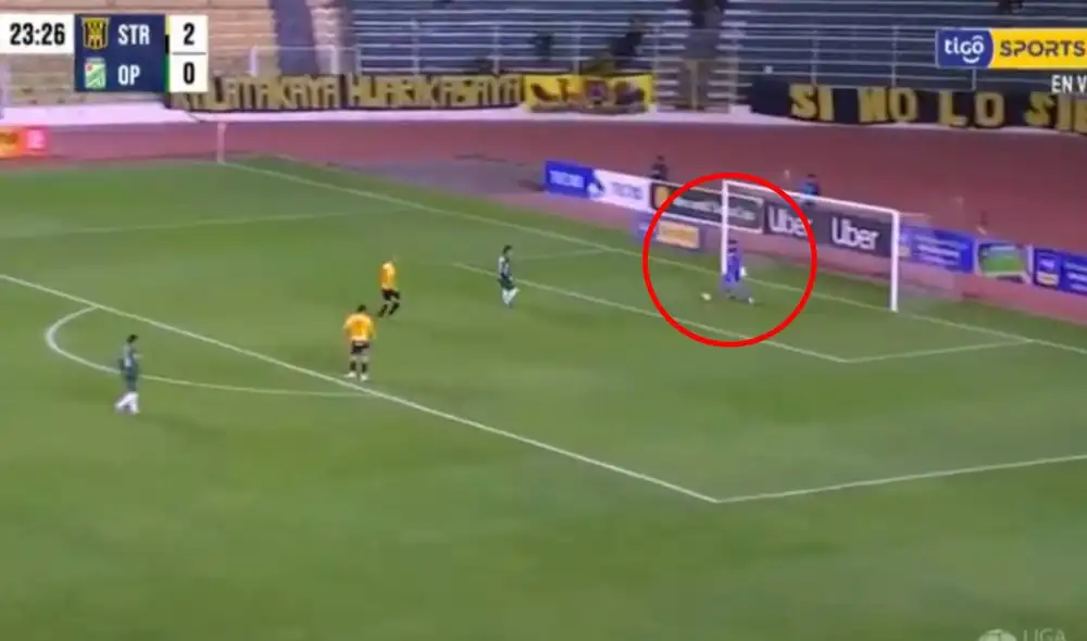 Guillermo Viscarra es titular en la selección boliviana. Foto: captura de Tigo Sports.