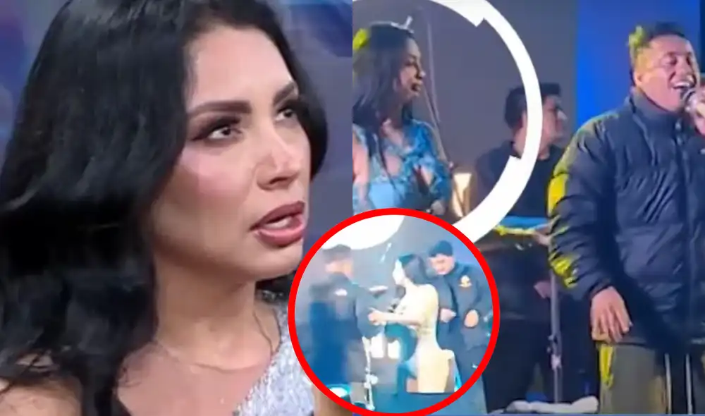 Pamela Franco y Christian Cueva estrenaron su canción 'El cervecero'. Foto: Composición LR/Captura ATV