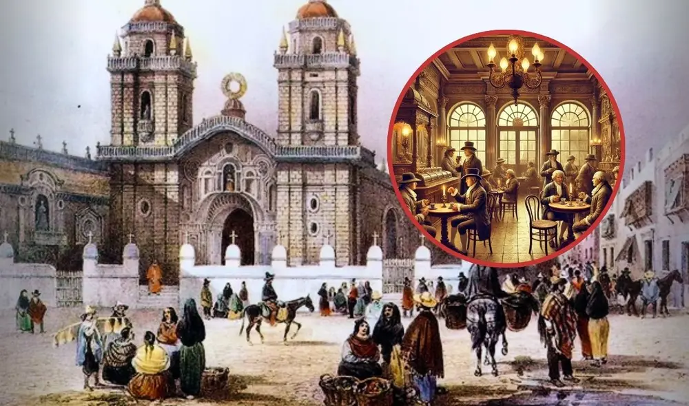 El primer café de Iberoamérica se creó en Perú, aunque su fundador no fue peruano: se ubicó en Lima y era concurrido por intelectuales. Foto: composición LR/ElPeruano/ChatGPT El primer café de Iberoamérica se creó en Perú, aunque su fundador no fue peruano: se ubicó en Lima y era concurrido por intelectuales. Foto: composición LR/ElPeruano/ChatGPT