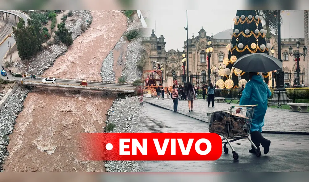 Senamhi advierte que las precipitaciones continuarán hasta el 18 de diciembre/Composición LR