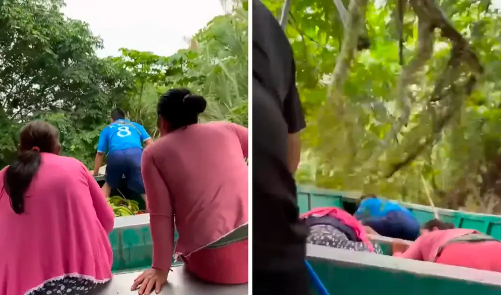 Uno de los pasajeros registró el preciso instante del accidente. Foto: composición LR/difusión Uno de los pasajeros registró el preciso instante del accidente. Foto: composición LR/difusión