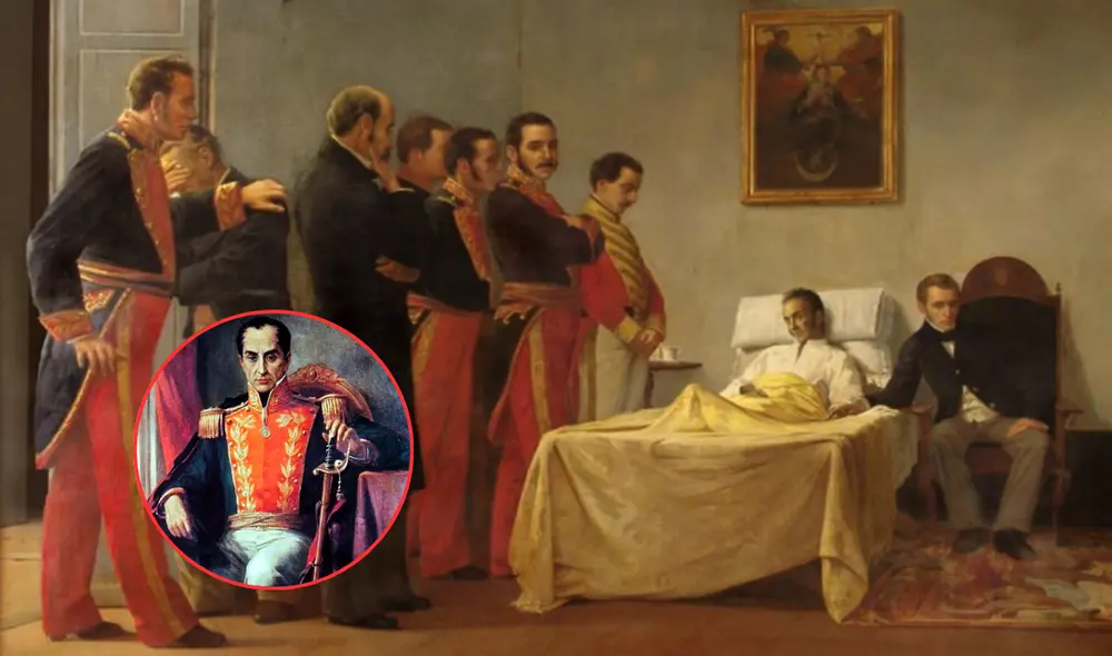 Bolívar sufría de tuberculosis, una enfermedad que lo fue consumiendo lentamente durante sus últimos años de vida. Foto: composición LR/Wikipedia Bolívar sufría de tuberculosis, una enfermedad que lo fue consumiendo lentamente durante sus últimos años de vida. Foto: composición LR/Wikipedia