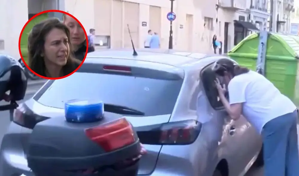 La dueña del animal menciona que "se olvidó", mientras era recriminada por sus vecinos. Foto: composiciónLR/LM Neuquen/TN La dueña del animal menciona que "se olvidó", mientras era recriminada por sus vecinos. Foto: composiciónLR/LM Neuquen/TN