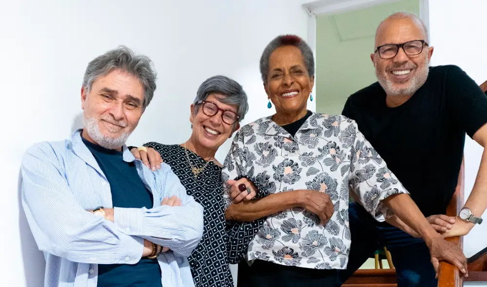 Susana Baca feliz junto a Michelle Alexander. Foto: Difusión
