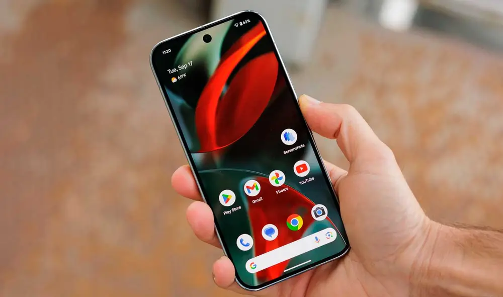 Así luce la pantalla del Google Pixel 9 Pro. Foto: PhoneArena