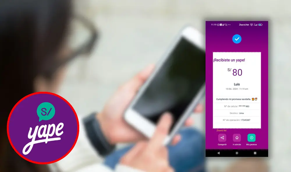 Los yapes falsos pueden alterar nuestro estado financiero si no se detectan. Foto: composición LR/Andina/Yape/internet