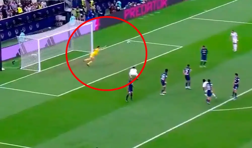 Rodrygo Goes convirtió el 2-0 del Real Madrid ante Pachuca por la final de la Copa Intercontinental. Foto: DSports