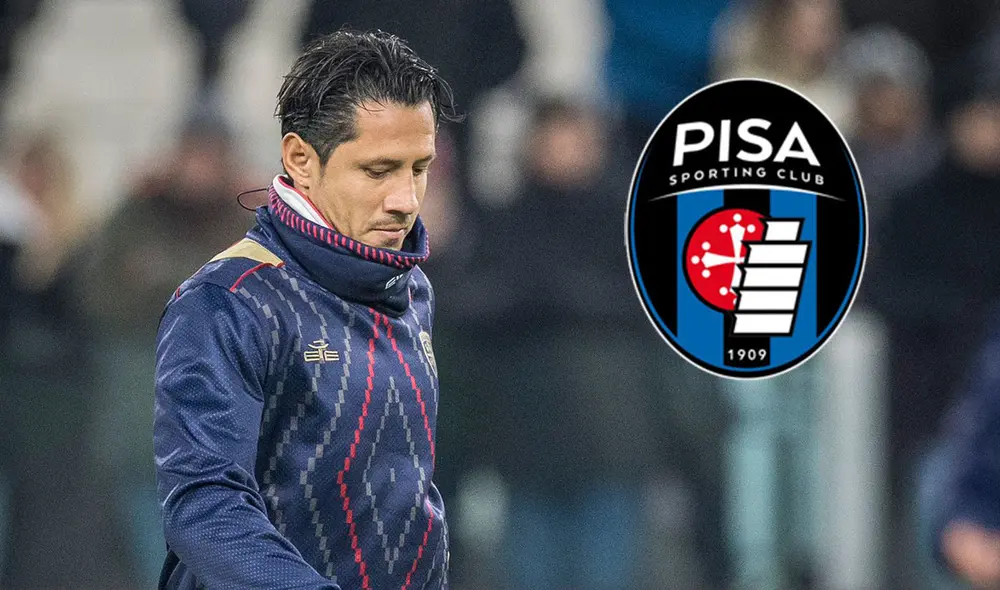 Gianluca Lapadula juega en el Cagliari desde el 2022 y ahora lo pretende Pisa. Foto: composición LR/Cagliari/X