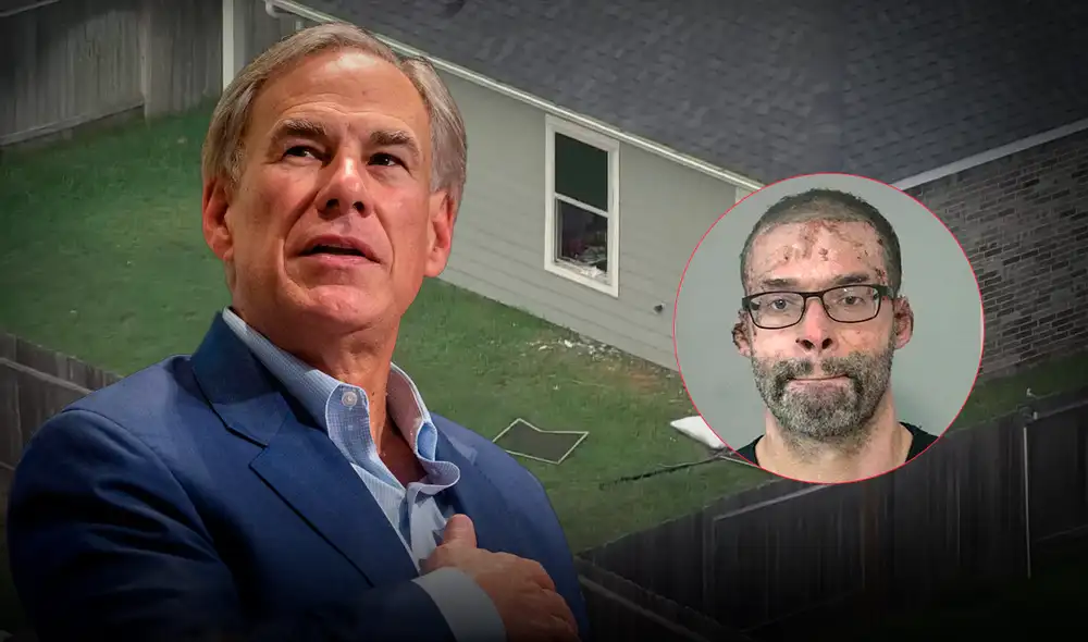 El gobernador Greg Abbot aprovechó la trágica coyuntura con el caso de Pedro Luis Parra Pulgar para reafirmar su estricta postura con las reformas migratorias. Foto: Composición LR