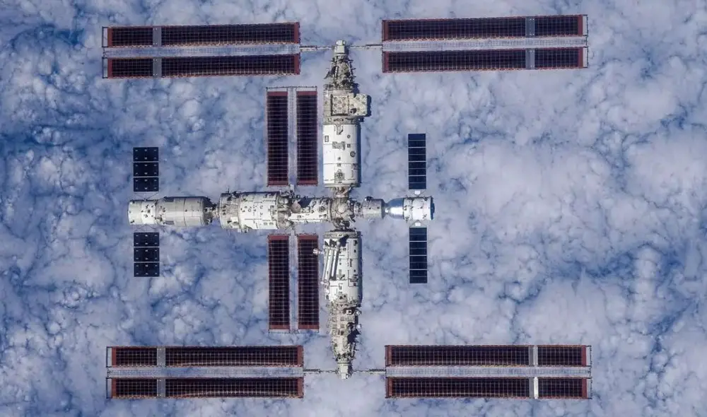 El primer módulo de la agencia espacial china fue puesto en órbita en 2021. Foto: CMSA