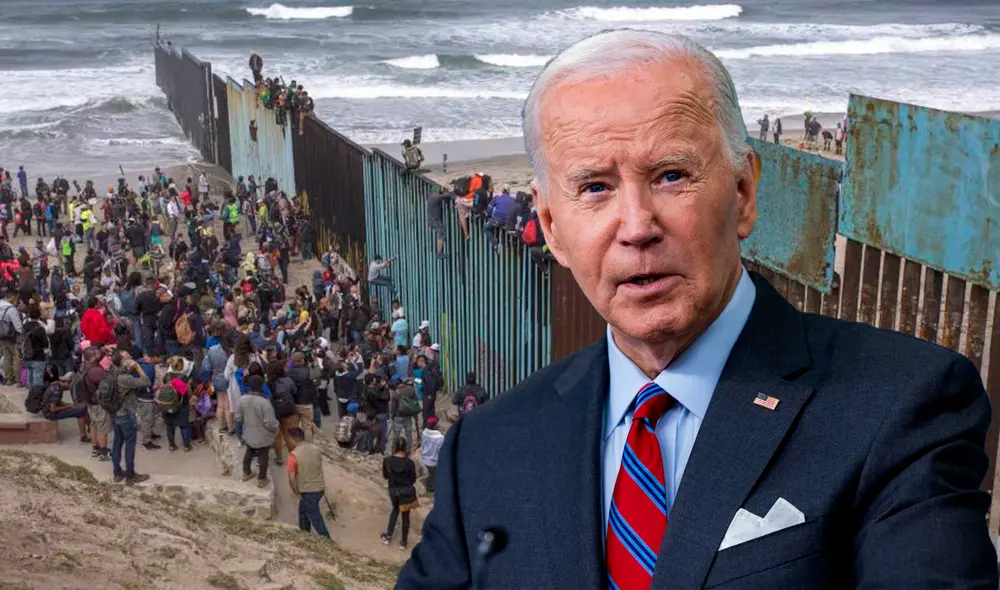 En una mala noticia, Joe Biden anunció que endurecerá la frontera para los inmigrantes que busquen asilo. Foto: Composición LR