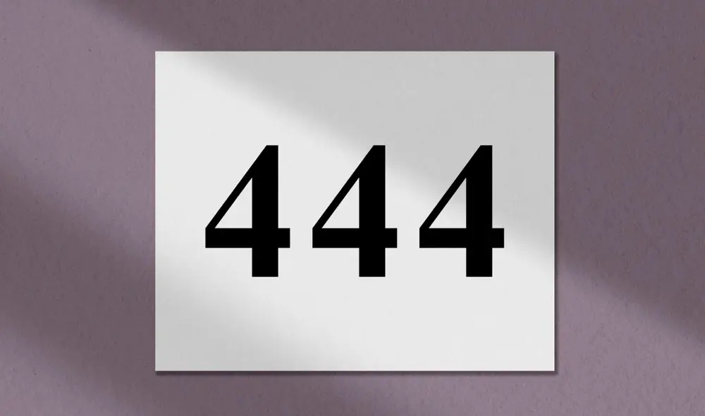 Saber el significado del número 444 puede brindar una guía valiosa en distintos ámbitos de la vida como en el amor. Foto: difusión