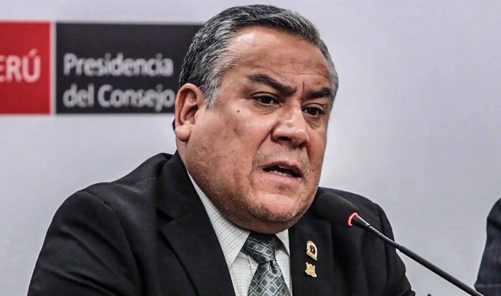 El presidente del Consejo de Ministros, Gustavo Adrianzén.
