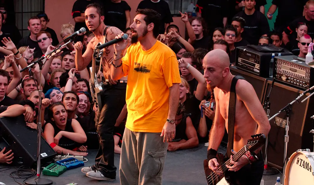 System of a Down es conformado por el cantante Serj Tankian, Daron Malakian, Shavo Odadjian y John Dolmayan. Foto: Instagram.