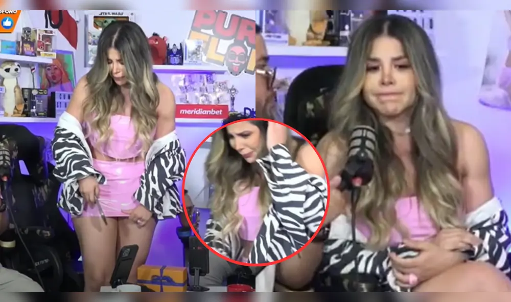 Tras comentarios sobre su expareja y fotos privadas, Gabriela Serpa dejó el set de 'Puro floro' en medio de lágrimas, desatando críticas hacia los conductores. Foto: Composición LR/YouTube