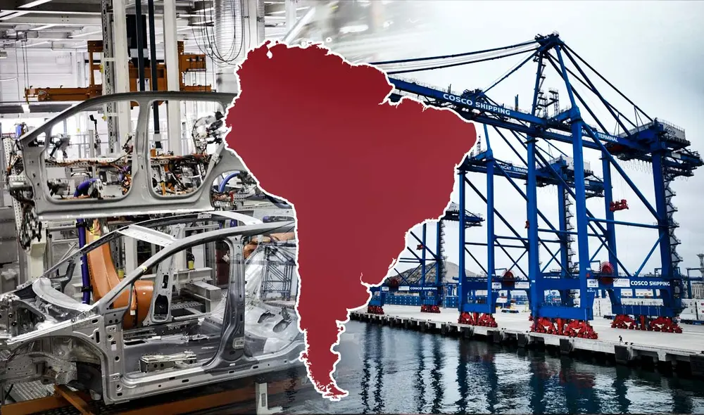 BYD analiza instalar una planta ensambladora en un país sudamericano, aprovechando incentivos fiscales, tratados de libre comercio y la conexión estratégica con un megaproyecto portuario de gran impacto regional. Foto: composición LR/Andina