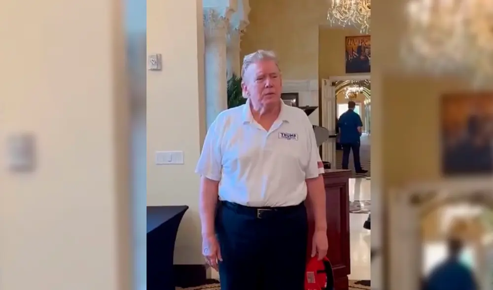 Donald Trump cambia su peinado al estilo 'mullet', desatando reacciones en redes sociales y capturando la atención internacional. Foto: composición LR/AFP Donald Trump cambia su peinado al estilo 'mullet', desatando reacciones en redes sociales y capturando la atención internacional. Foto: composición LR/AFP