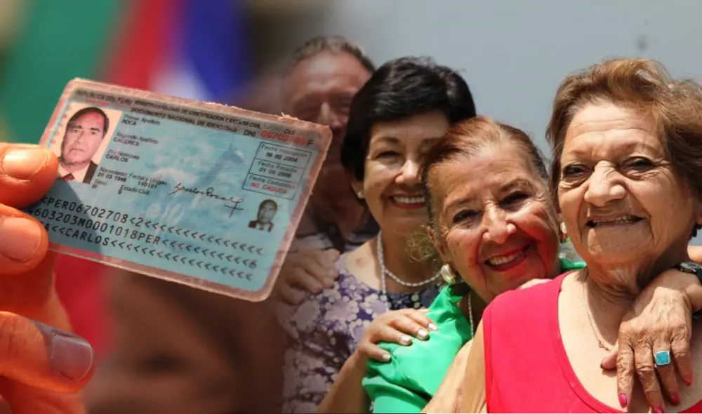 Los adultos mayores tienen facilidades para realizar trámites con su DNI. Foto: composición LR/Andina Los adultos mayores tienen facilidades para realizar trámites con su DNI. Foto: composición LR/Andina