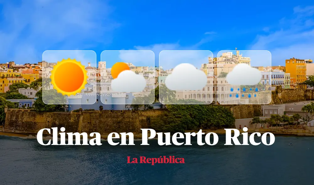Clima y pronóstico del tiempo en Puerto Rico, según National Weather Service. Foto: Composición LR/Getty Images