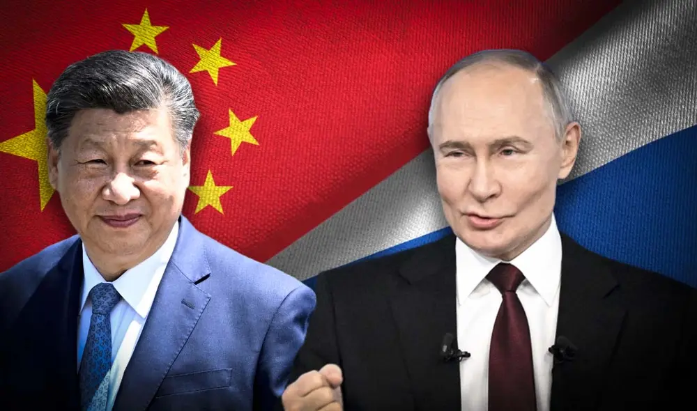 La cooperación militar y comercial entre China y Rusia aumentó desde la invasión a Ucrania, lo que suscita preocupaciones en Estados Unidos y la UE sobre su creciente eje estratégico. Foto: composición LR/AFP La cooperación militar y comercial entre China y Rusia aumentó desde la invasión a Ucrania, lo que suscita preocupaciones en Estados Unidos y la UE sobre su creciente eje estratégico. Foto: composición LR/AFP