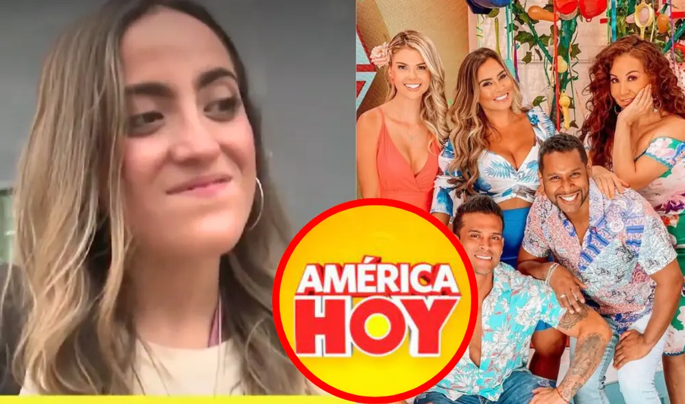 Mafer Portugal participó en el reality de canto de 'América hoy'. Foto: Composición LR/Captura Panamericana TV/América hoy/Instagram