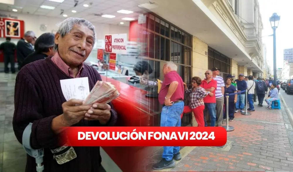 Fonavistas pueden hacer el cobro de su devolución en el Banco de la Nación. Foto: Composición LR/Andina.