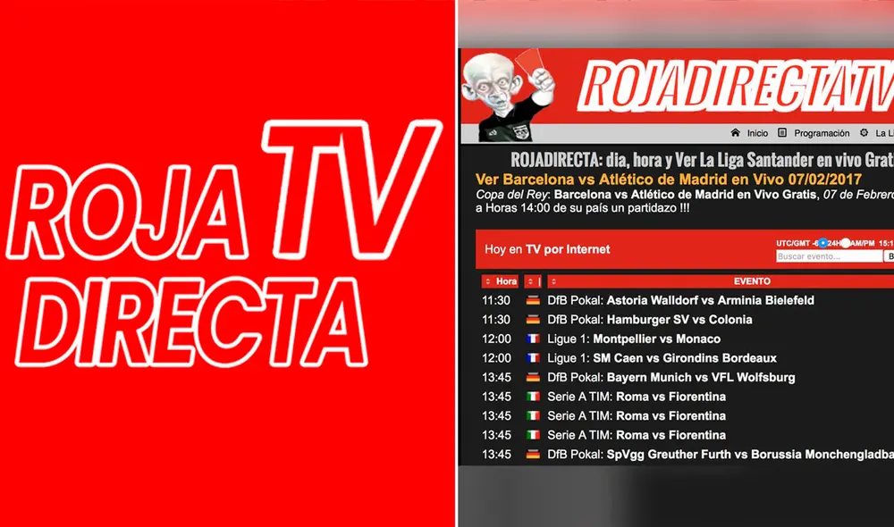 Roja Directa está condenada a pagar una sanción histórica por piratear partidos de fútbol. Foto: Roja Directa Roja Directa está condenada a pagar una sanción histórica por piratear partidos de fútbol. Foto: Roja Directa
