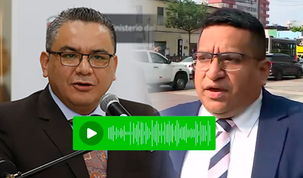 Juan José Santiváñez está implicado en los audios que el capitán Culebra le entregó a la Fiscalía. Foto: composición LR Juan José Santiváñez está implicado en los audios que el capitán Culebra le entregó a la Fiscalía. Foto: composición LR