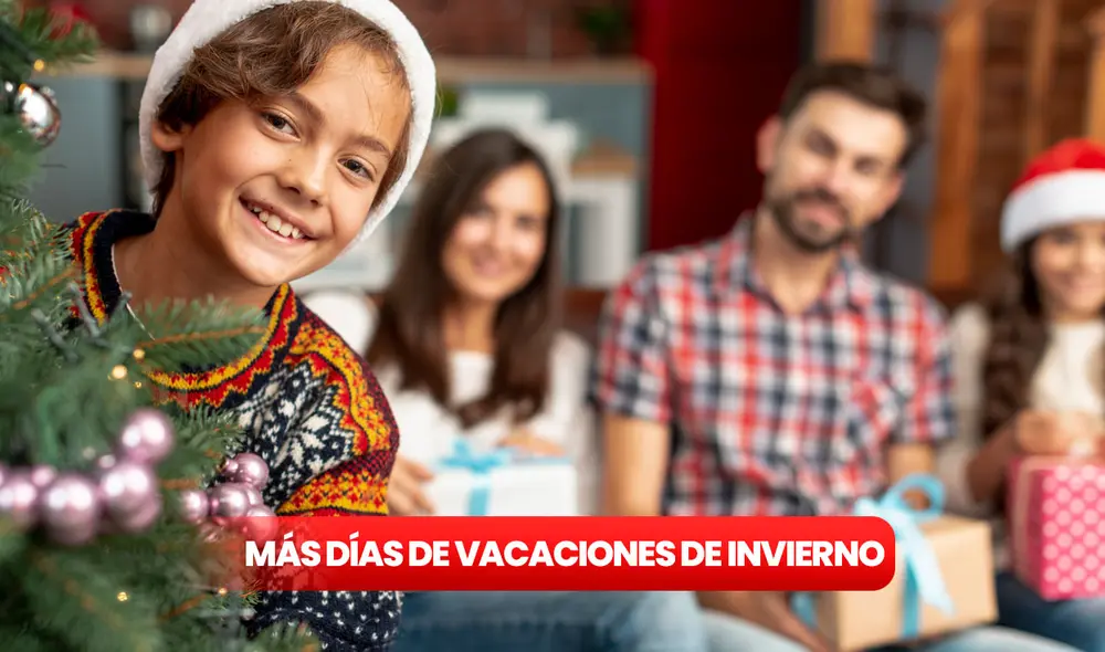 Las vacaciones de Navidad 2024 iniciaron el último jueves 19 de diciembre. Foto: composición LR / Freepik Las vacaciones de Navidad 2024 iniciaron el último jueves 19 de diciembre. Foto: composición LR / Freepik