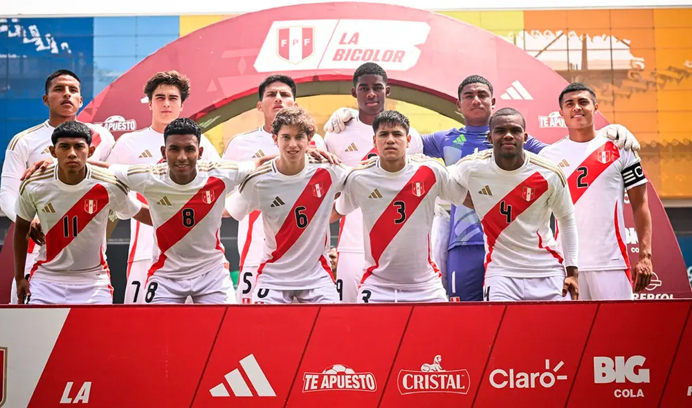 La selección peruana enfrentó a Ecuador como amistoso previo al Sudamericano Sub-20. Foto: FPF