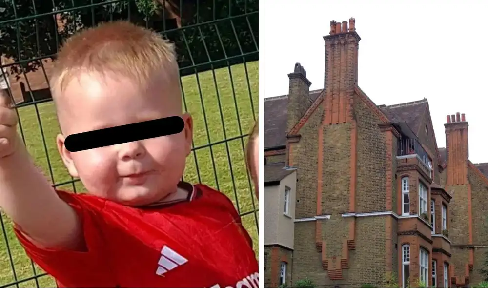 Carter Walsh, murió a los 2 años mientras miraba Cocomelon. Foto: composición LR/ BBC