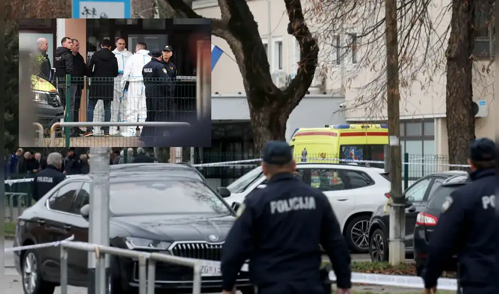 Conmoción en Croacia por brutal acto de violencia en institución educativa. Foto: composición LR Conmoción en Croacia por brutal acto de violencia en institución educativa. Foto: composición LR