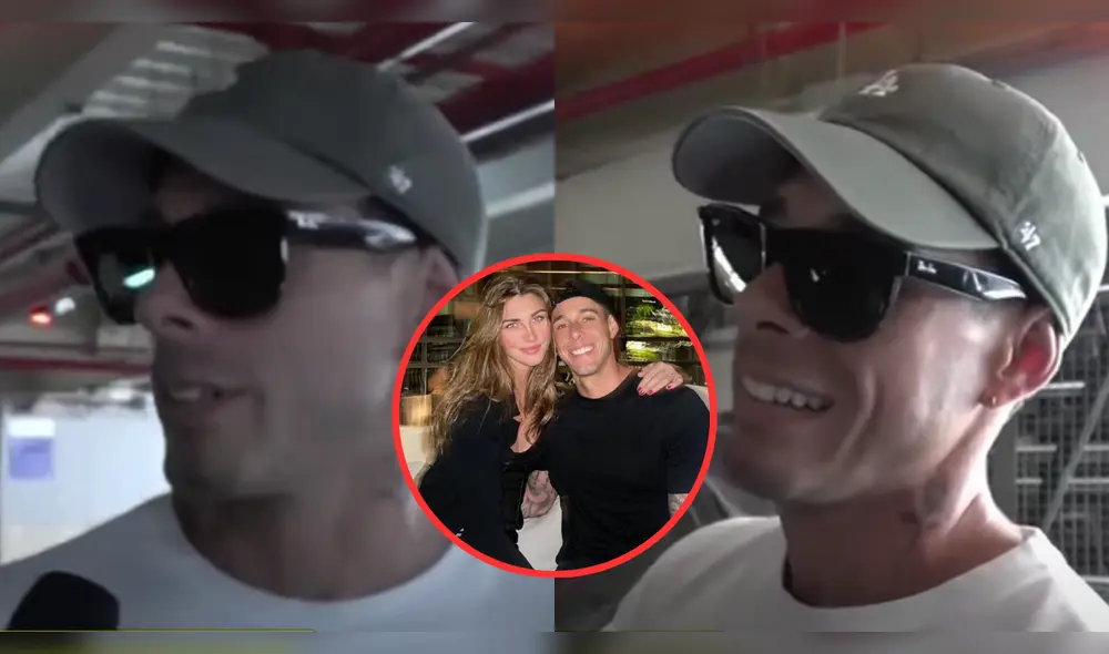 Hugo García desató más especulaciones sobre su relación con Alessia Rovegno al dar respuestas evasivas. Foto: Composición LR/Willax/Instagram