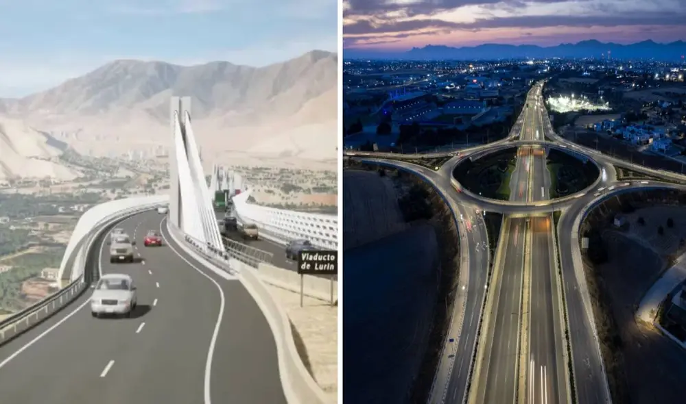 La nueva carretera central y el anillo vial periférico se construyen en el Perú. Foto: Composición LR/Andina. La nueva carretera central y el anillo vial periférico se construyen en el Perú. Foto: Composición LR/Andina.
