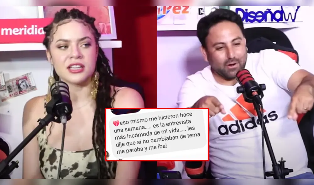 Lizandra Lizama lamenta la forma en que los conductores de 'Puro floro' abordaron su vida personal. Foto: Composición LR/Instagram/YouTube