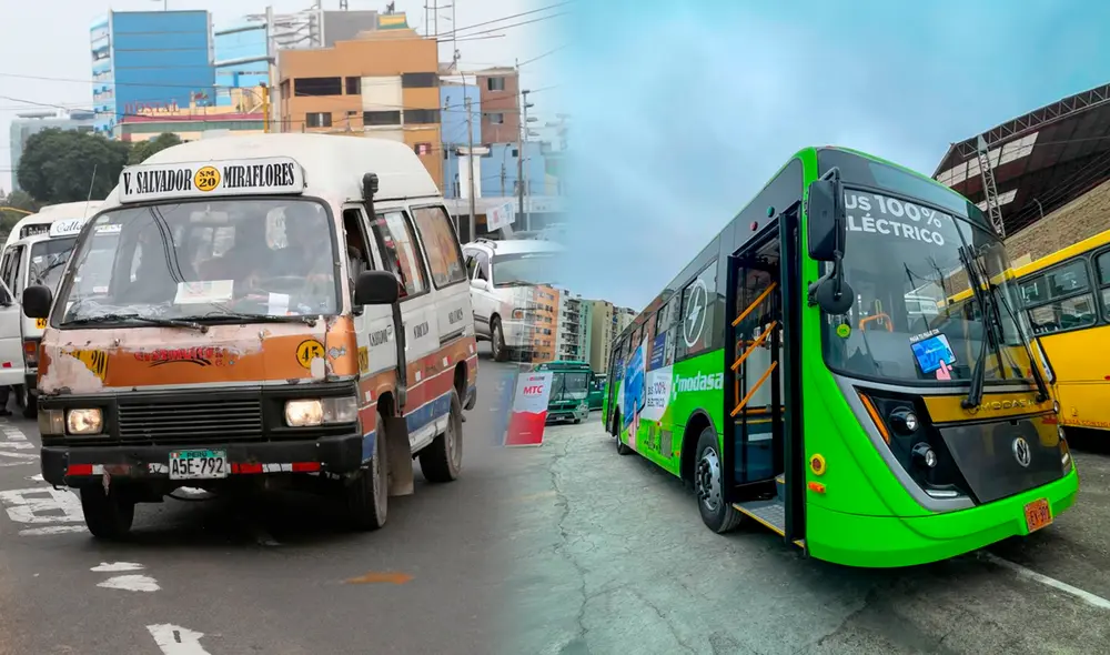 MTC expresó la iniciativa de considerar a China para la exportación de buses eléctricos. Foto: composición de Ariana Espinoza/La República/Andina/Gob