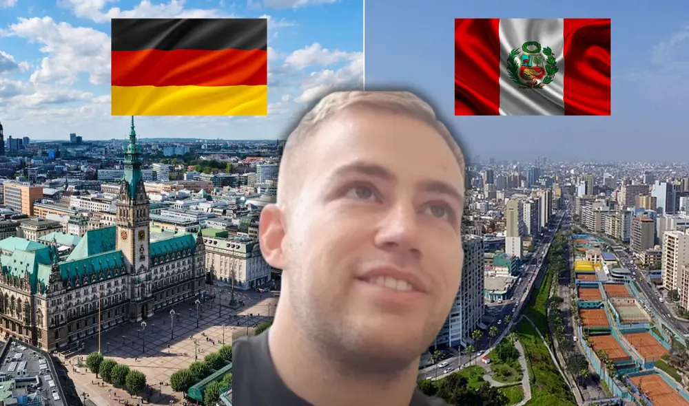 Thomas Schmidt es originario de Hamburgo, Alemania y está en Perú por un periodo de vacaciones. Foto: composición LR/ Vanitatis/Lima/Pinterest/Vecteezy