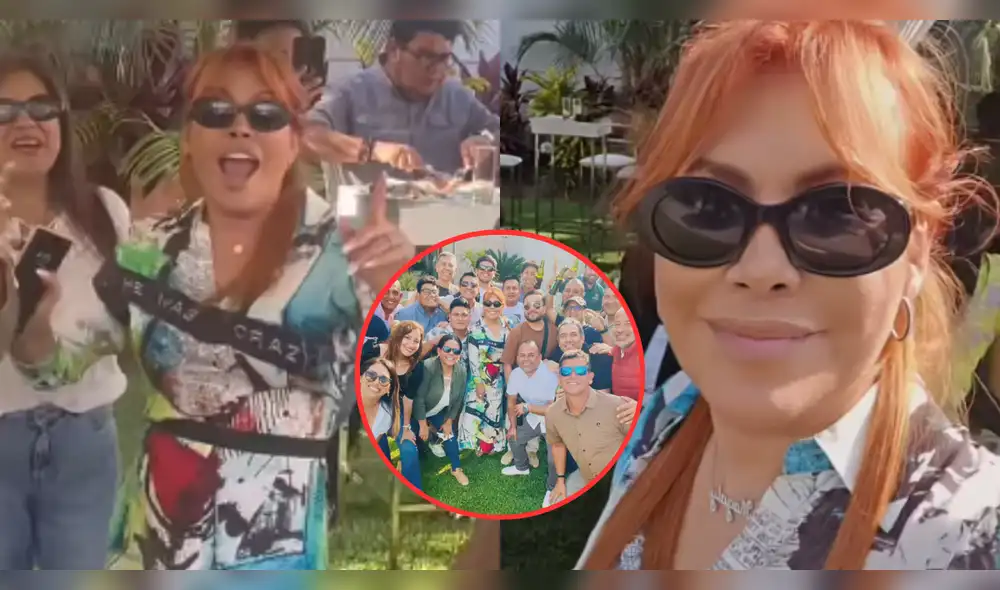 Magaly Medina sorprendió al cantar y bailar la canción 'Alimaña' del Grupo 5. Foto: Composición LR/Instagram Magaly Medina sorprendió al cantar y bailar la canción 'Alimaña' del Grupo 5. Foto: Composición LR/Instagram