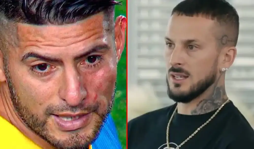 Darío Benedetto y Carlos Zambrano fueron compañeros en Boca Juniors en la temporada 2022. Foto: composición LR/captura