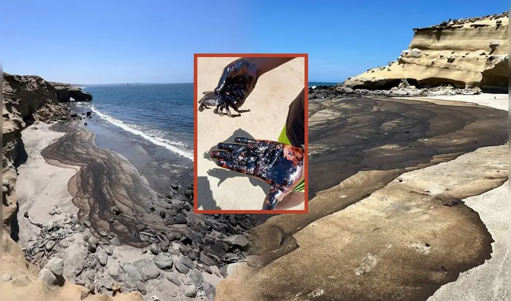 Derrame de petróleo en Talara causa preocupación entre ciudadanos de Piura. Foto: composición LR/ Claudia Beltrán/Difusión Derrame de petróleo en Talara causa preocupación entre ciudadanos de Piura. Foto: composición LR/ Claudia Beltrán/Difusión