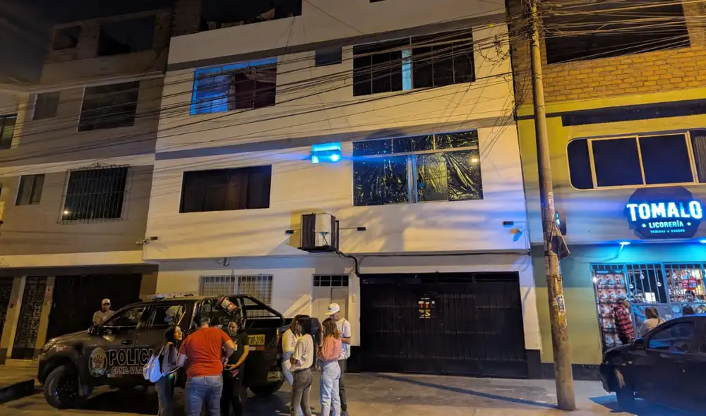 El lugar. Inmueble de Ate donde ocurrieron los hechos. Presunto autor está hospitalizado. Foto: La República El lugar. Inmueble de Ate donde ocurrieron los hechos. Presunto autor está hospitalizado. Foto: La República