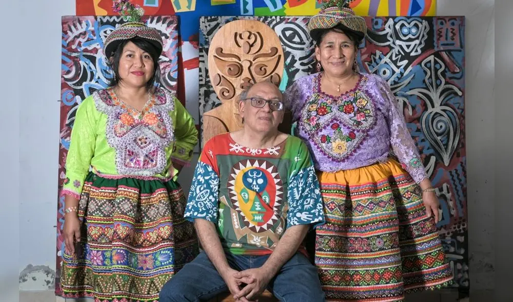 Venuca Evanán, Herbert Rodríguez y Gaudencia Yupari. Foto: Miguel Vásquez.