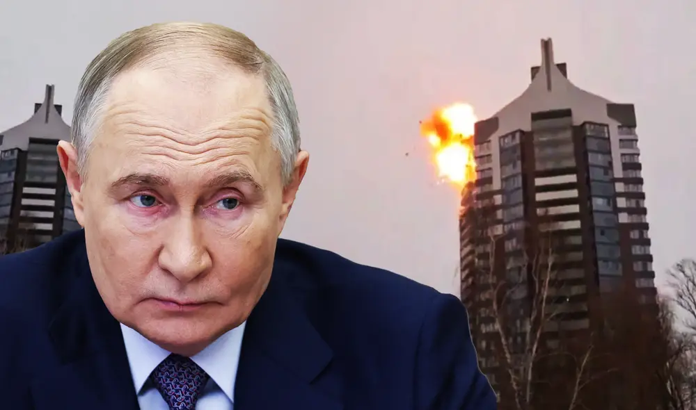 Putin prometió en conferencia que responderá a los ataques de Ucrania con más "destrucción". Foto: AFP