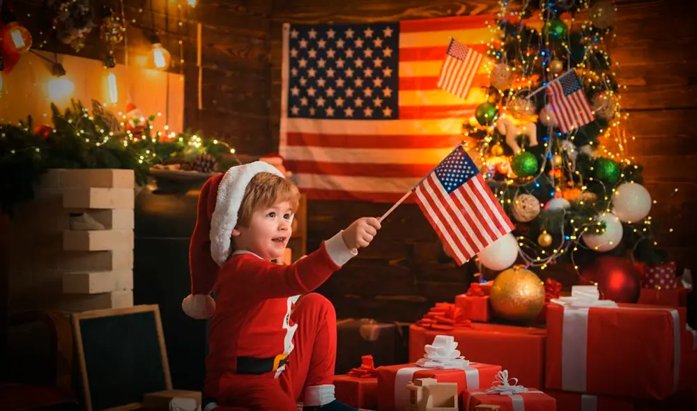 La Navidad en Estados Unidos siempre se tiene la costumbre de celebrarlo el 25. Conoce si el 24 de diciembre como feriado. Foto: Freepik